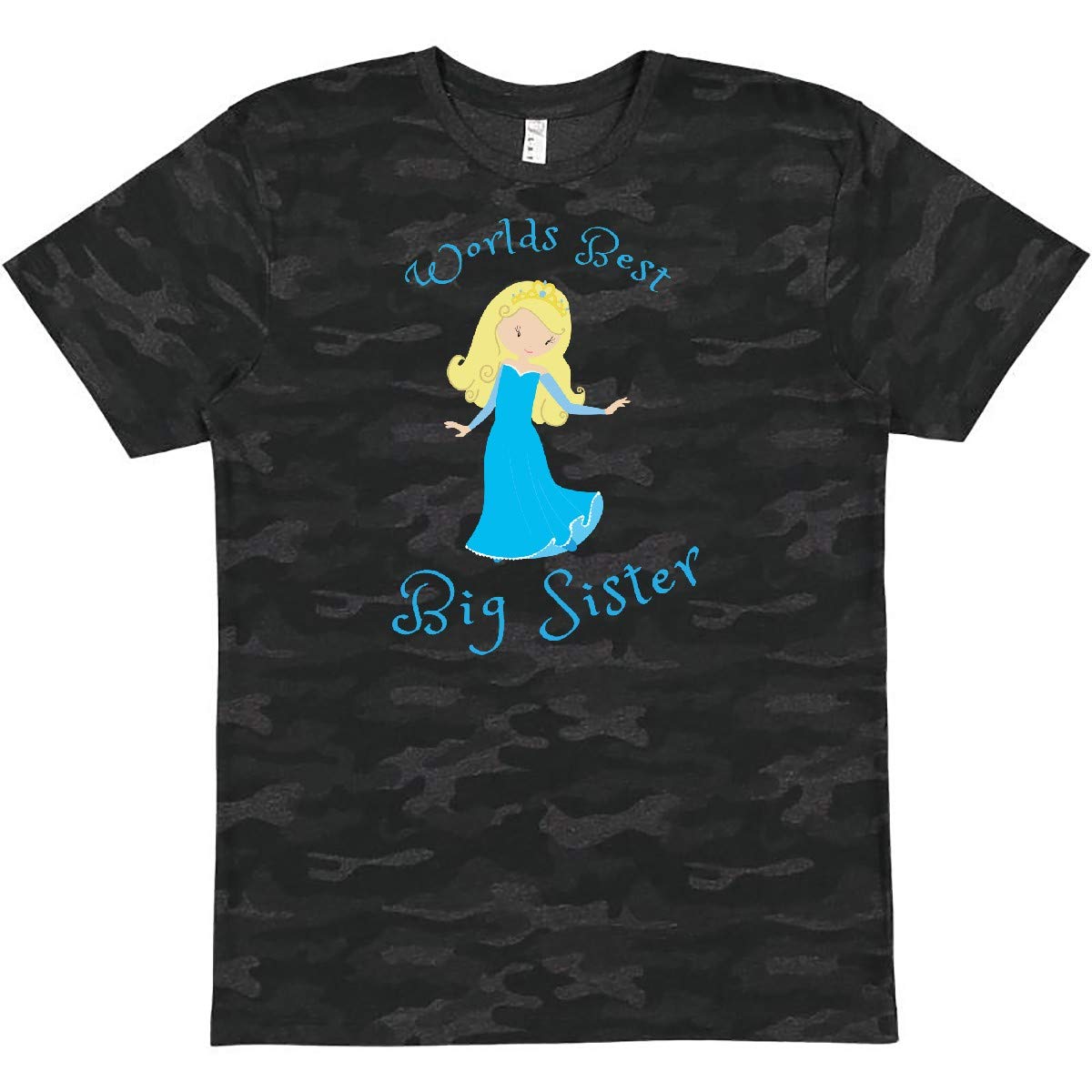 Inktastic World's Best Big Sister T-Shirt - Cute & Comfortable Cotton Tee for Siblings - Perfect for Birthdays, Family Reunions & Sister Appreciation Gifts
