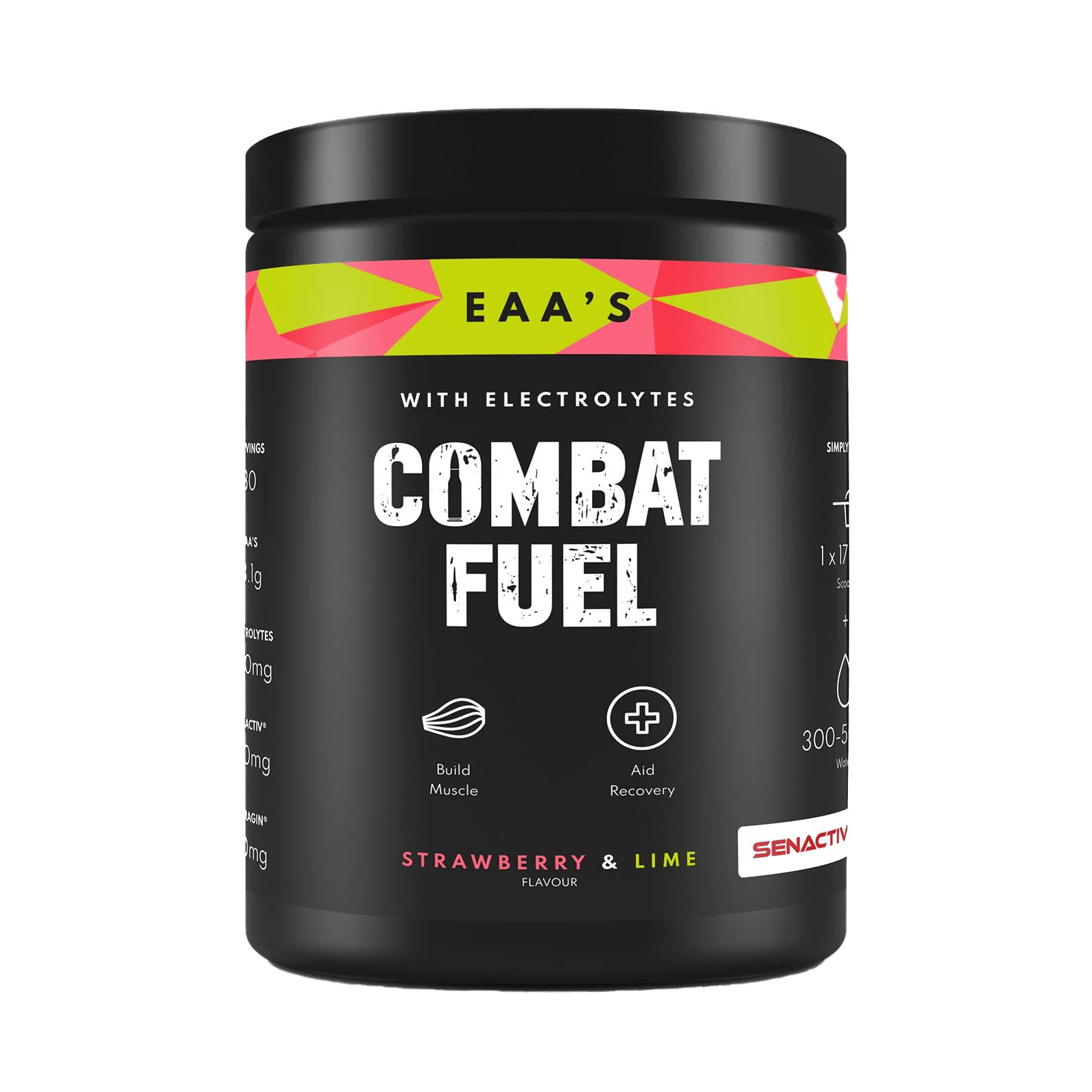 Combat Fuel EAA 525g - Essential Amino Acid Supplement for Muscle Recovery & Performance - Pre & Post Workout, Fitness & Bodybuilding Support