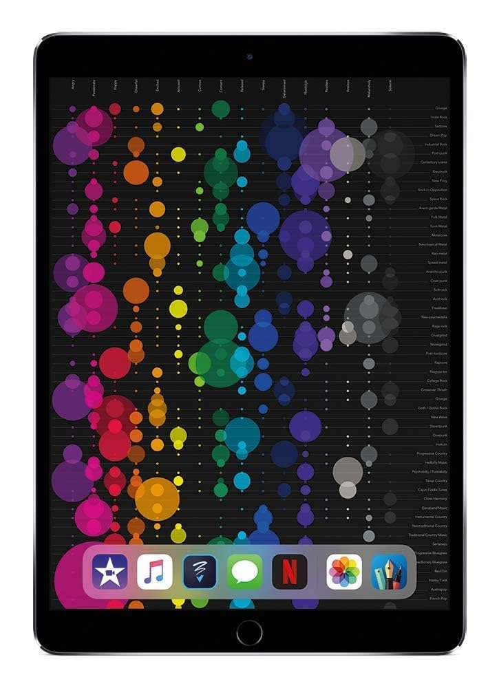Apple iPad Pro 10.5-inch 64GB WiFi (2017 Model) - Space Gray - Certified Refurbished | Perfect for Work, Study & Entertainment