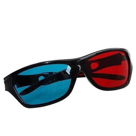 3D Plastic Anaglyph Glasses (Red/Blue) - Right Gear for 3D Movies, Games & VR Experiences | Compatible with 3D TVs & Home Theater Systems