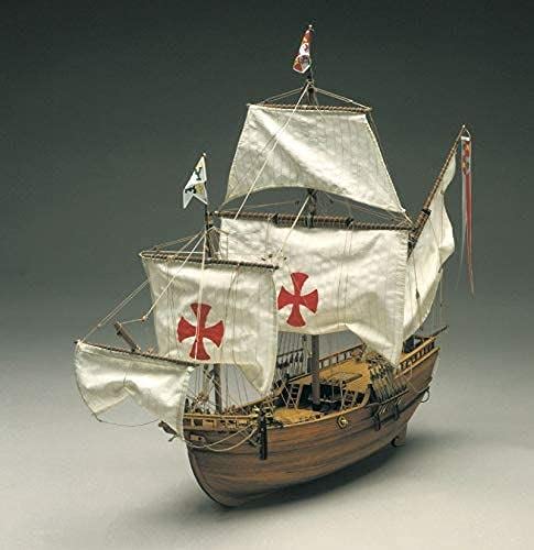 1/50 Scale 755 Pinta Ship Model - 22.44 Inch Detailed Replica - Perfect for Collectors, History Enthusiasts & Home Decor
