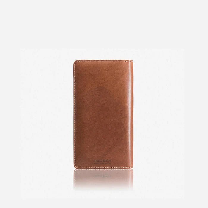 Jekyll & Hide Texas Large Zip Around Travel & Passport Organizer Wallet - Clay | RFID Blocking for Secure Travel Documents | Perfect for Airports, Business Trips & Vacations