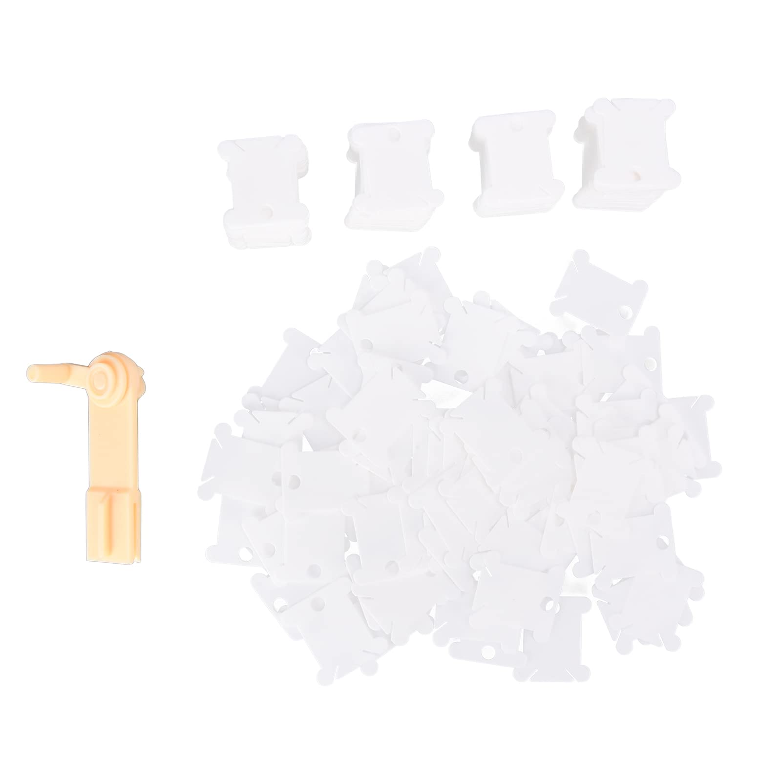 CHICIRIS Embroidery Bobbins - Strong Durable Thread Floss Bobbins for Easy Storage & Winding | Perfect for Sewing, Cross Stitch, Needlework & Craft Projects
