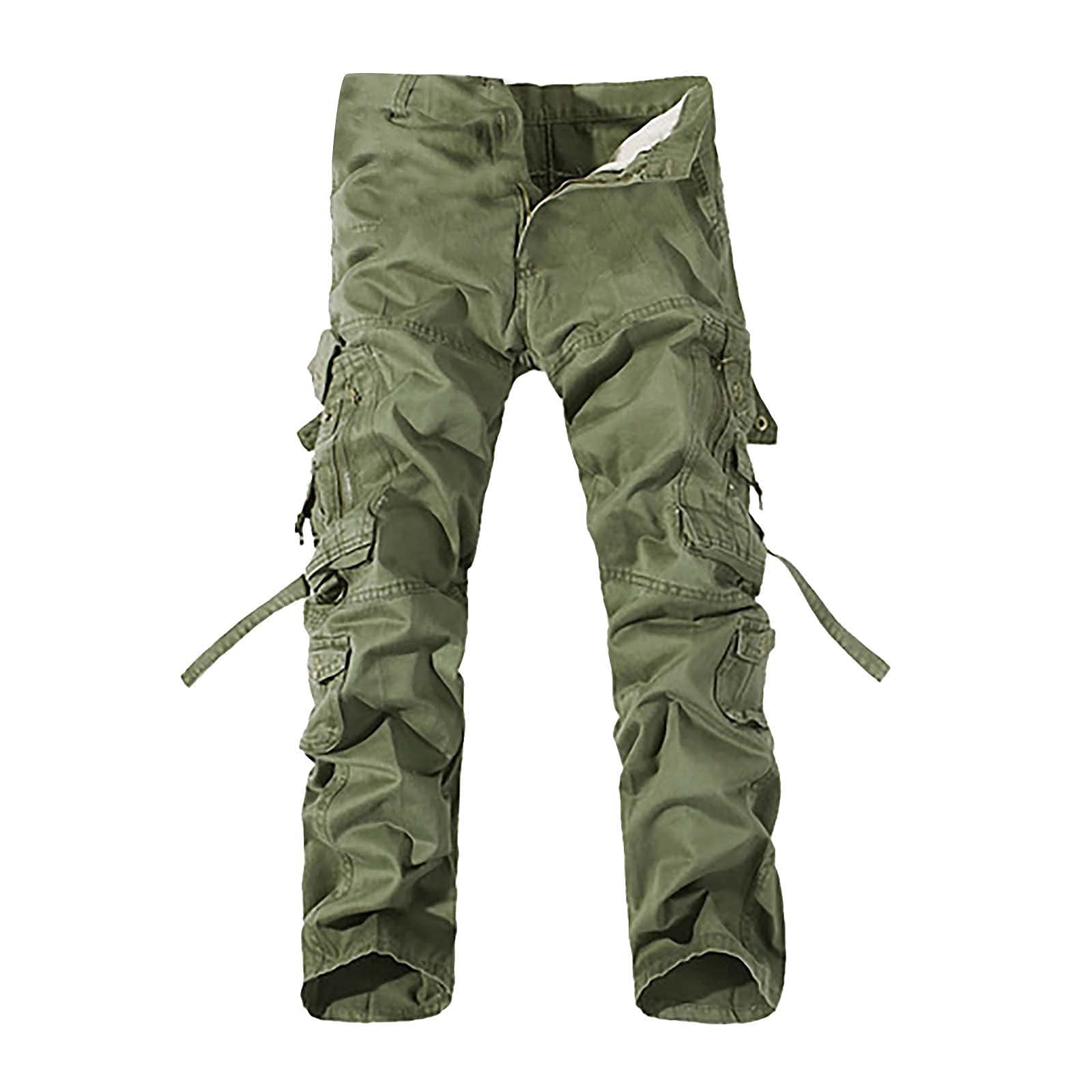 Big & Tall Men's GenFlex Utility Drawstring Cargo Pants - Comfortable Workout & Work Pants for Hiking, Gym & Outdoor Activities