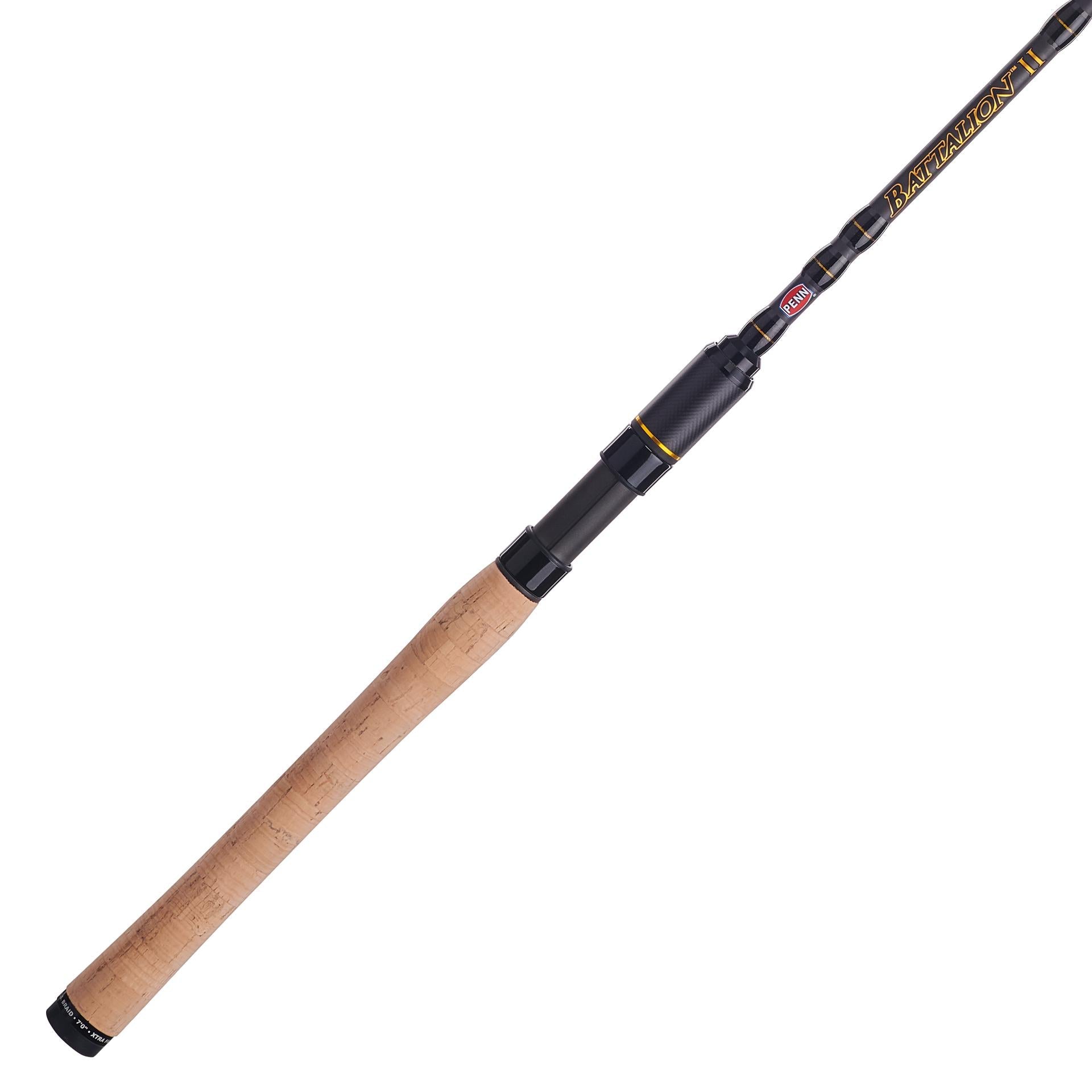 Battalion™ II Inshore Spinning Rod - Lightweight Saltwater Fishing Rod for Bass, Trout & Redfish | Perfect for Kayak, Pier & Shore Fishing