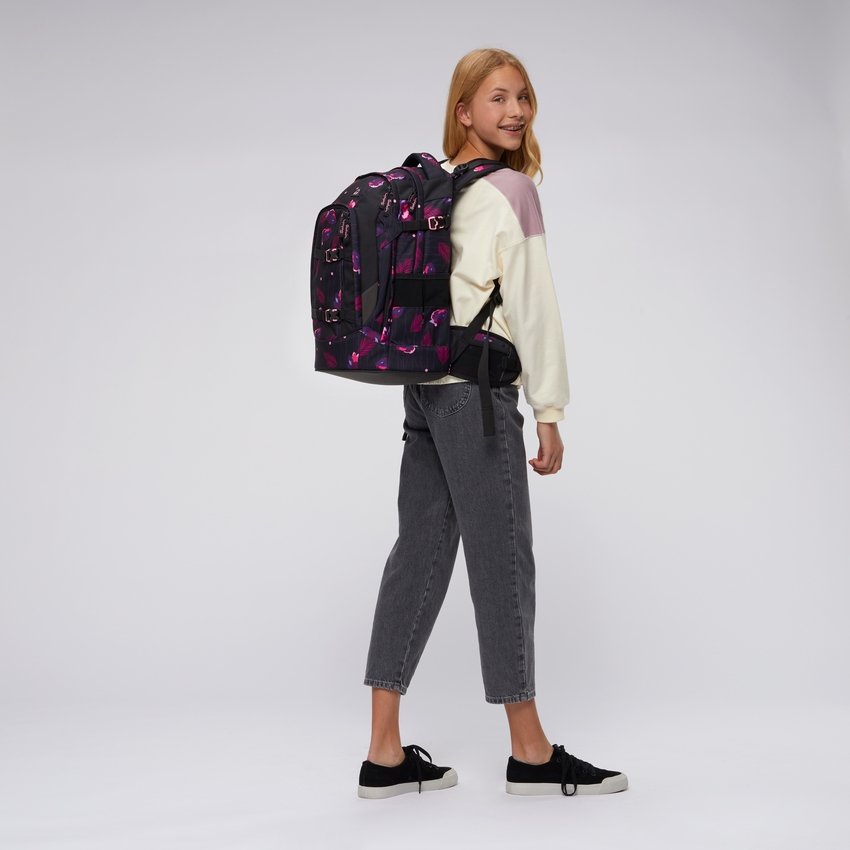 Satch Pack Mystic Nights - Stylish & Durable Backpack for Travel, Work & School | Water-Resistant Laptop Bag with USB Charging Port | Perfect for Commuters, Students & Digital Nomads
