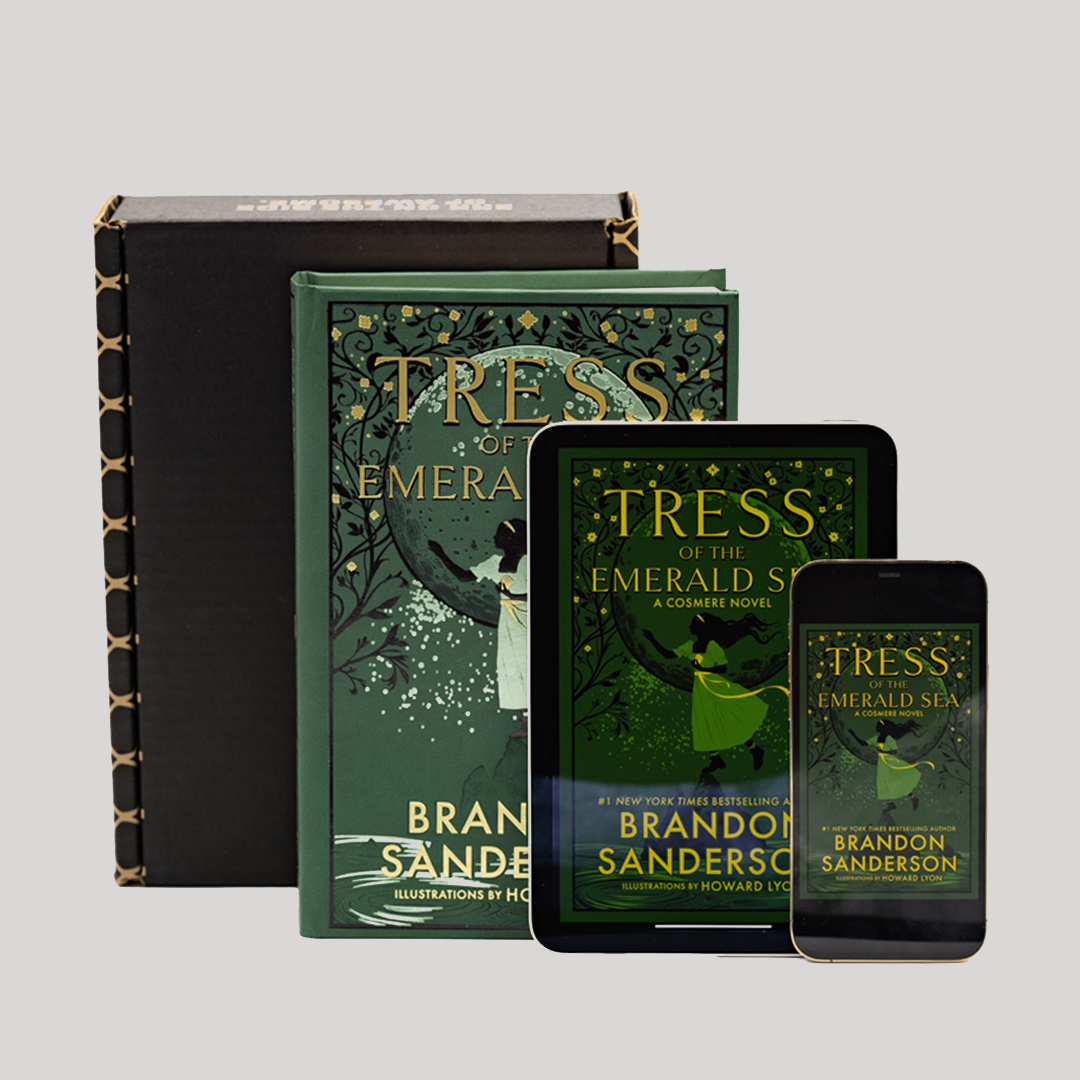 Tress of the Emerald Sea Premium Fan Bundle with Audiobook - Fantasy Book Merchandise & Collectible Gift Set for Readers - Perfect for Book Clubs, Cosplay, and Fantasy Decor