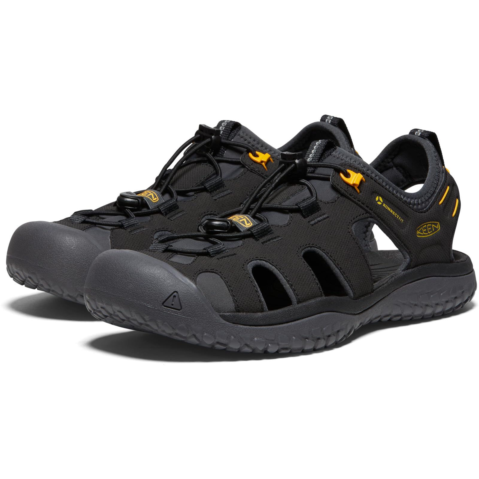 KEEN Men's SOLR High Performance Water Shoes for Hiking, Kayaking, and Beach Activities - Quick-Dry Closed Toe Sport Sandals for Outdoor Adventures