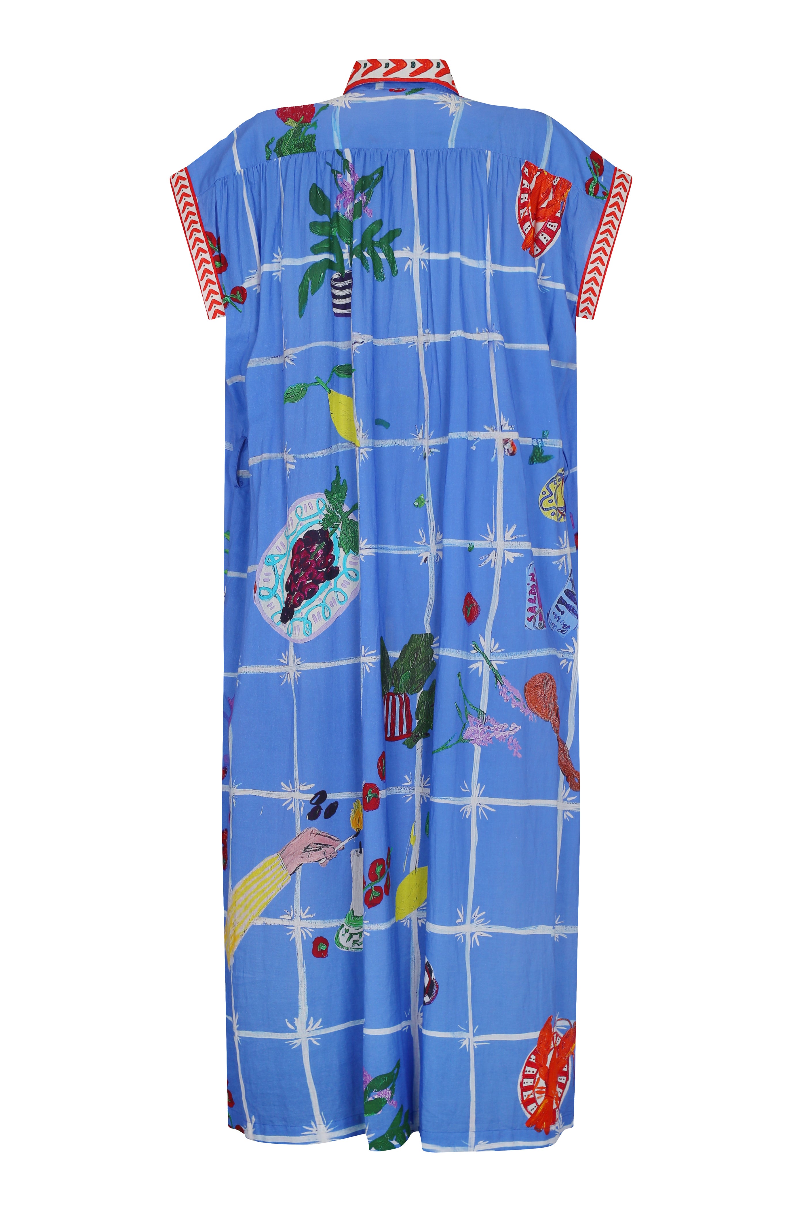 Valerie Kaftan 47 - Elegant Floral Print Maxi Dress for Women | Perfect for Beach Vacations, Summer Parties & Boho Fashion