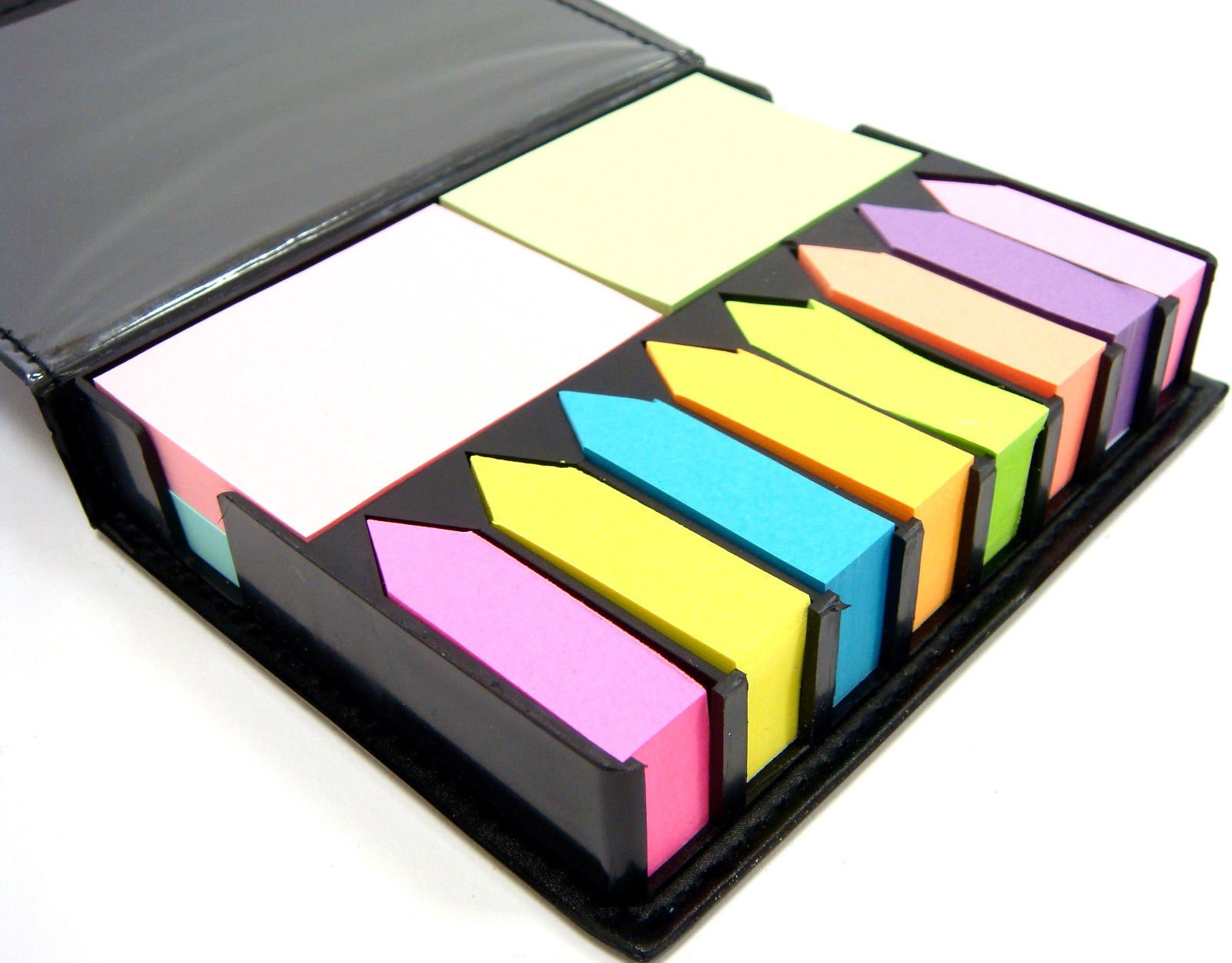 Self-Adhesive Sticky Notes Pad with Index Tabs - Colorful Memo Notes for Office, School & Home Organization - Perfect for Desk, Planner & Notebook Marking