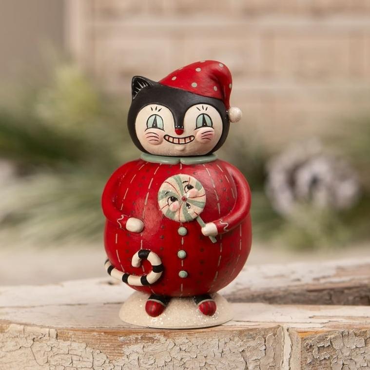 Dezzy Purr Sweet Dreams Jar by Johanna Parker for Bethany Lowe - Whimsical Cat-Themed Home Decor for Bedrooms & Gift Ideas