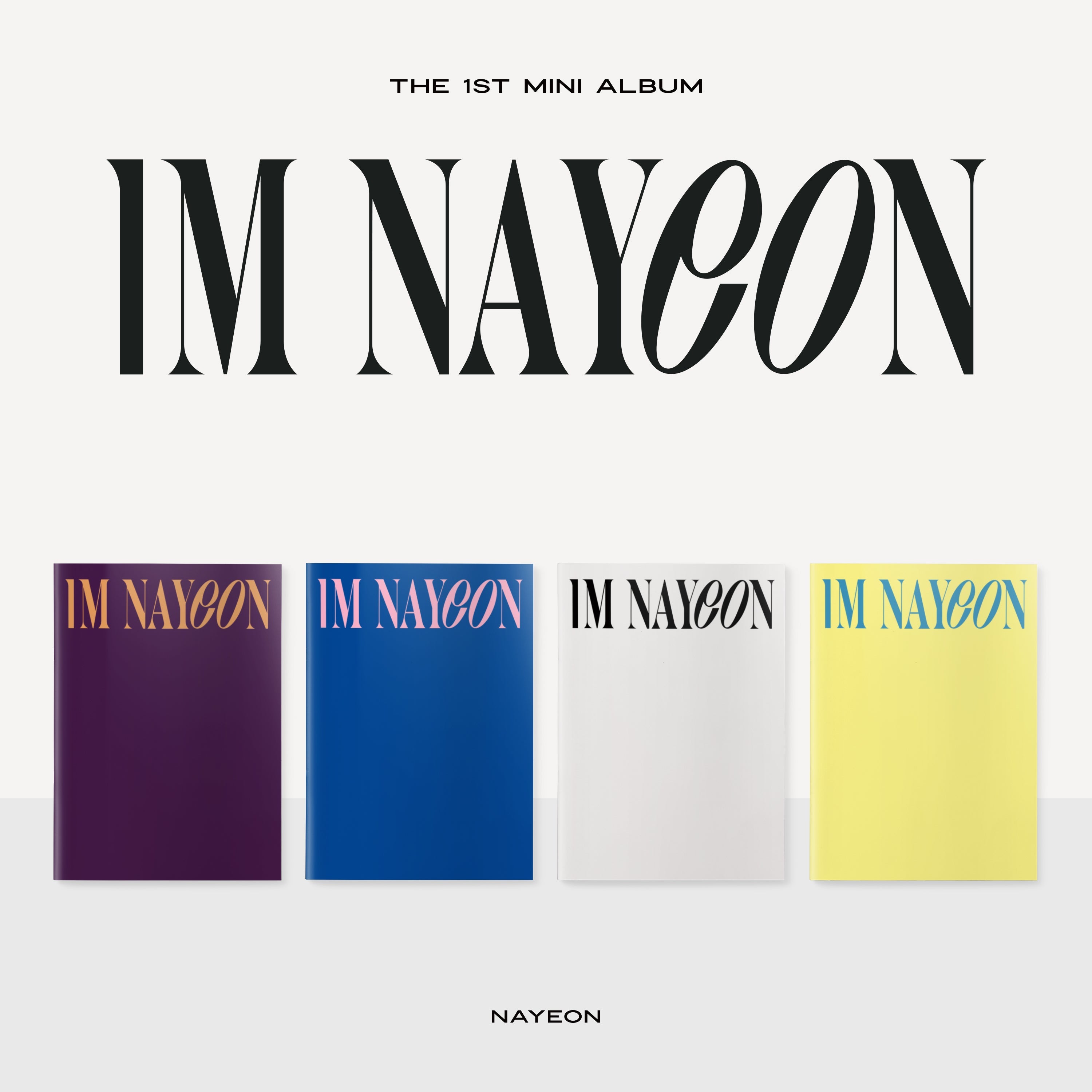 TWICE NAYEON 1st Mini Album 'IM NAYEON' K-POP CD with Poster - Perfect for K-POP Fans, Collectors and Gift Giving