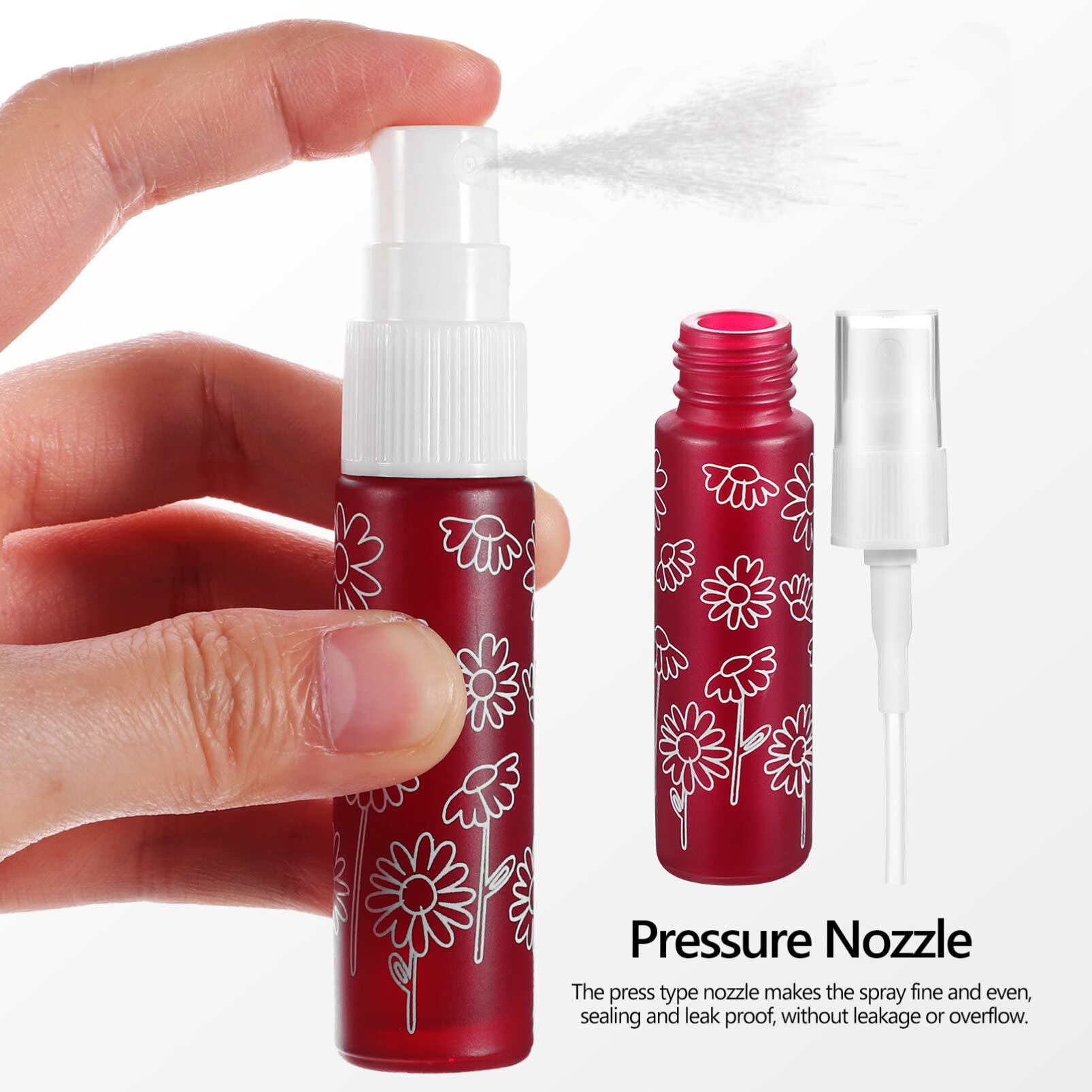 FOMIYES 12Pcs Small Glass Perfume Atomizer Bottles - Portable Travel Perfume Spray Bottles with Fine Mist Dispenser for Women & Men - Ideal for Gym, Travel, Purse & Everyday Fragrance Refills