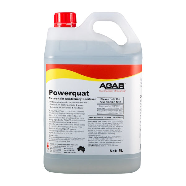 Powerful Agar Powerquat Twin Chain Sanitizer - Effective Disinfectant for Home, Office, and Public Spaces