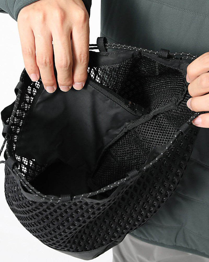 Double Sided Mesh Drawstring Pouch - Lightweight & Durable for Gym, Travel, and Everyday Use