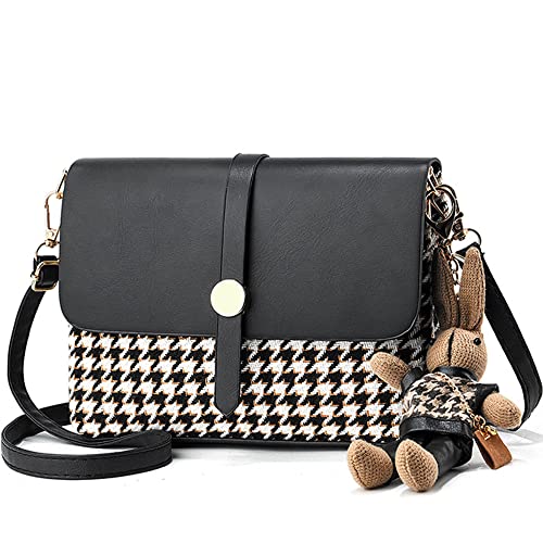 Houndstooth Black
