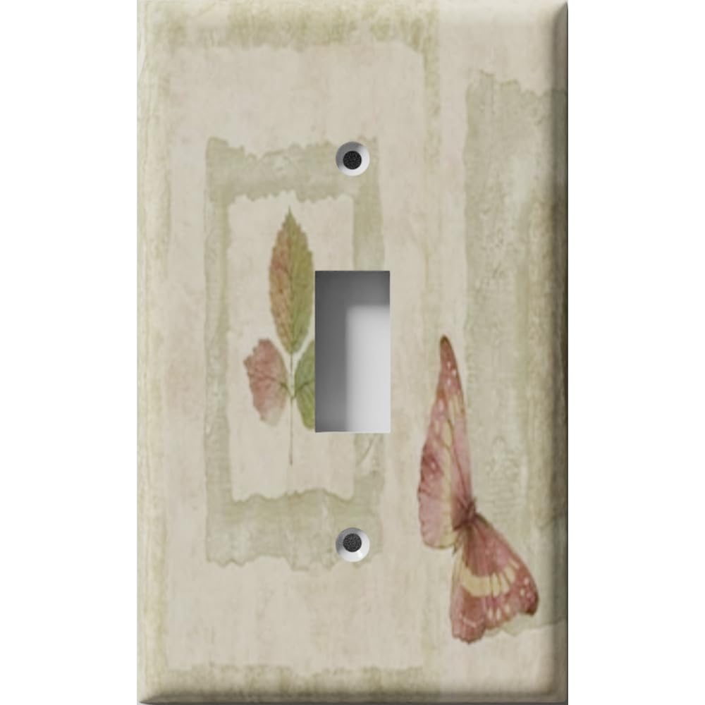 Oversized Single Switch Plate Cover - Butterfly Design for Home & Office Decor | Easy Installation & Stylish Upgrade