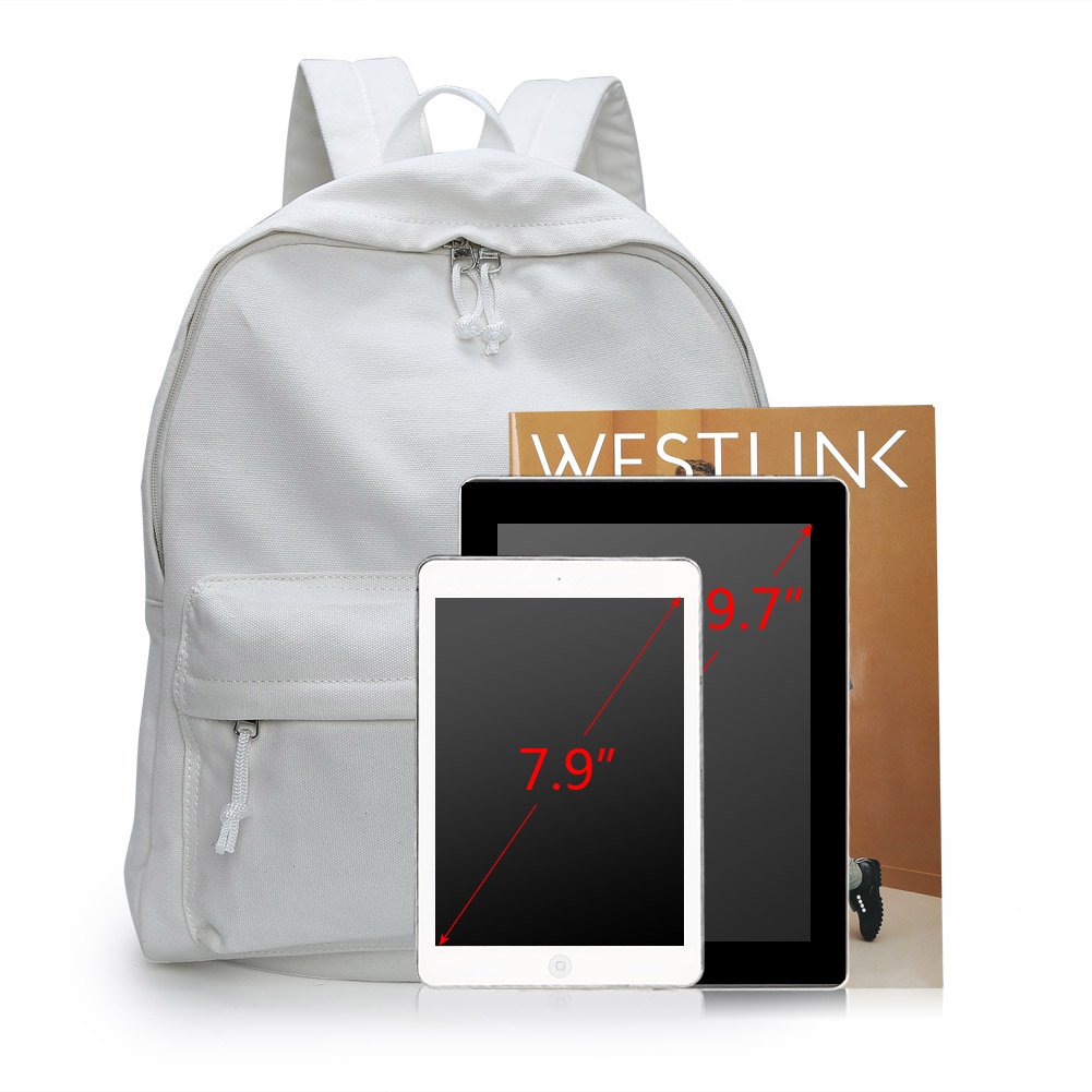 Zicac DIY Canvas Backpack - Unisex Drawstring Daypack & Satchel for School, Travel & Outdoor Adventures