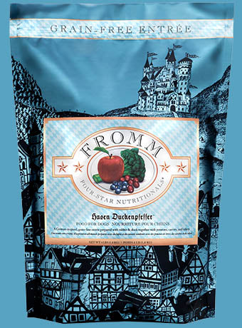 Fromm® Hasen Duckenpfeffer Grain-Free Dog Food - Premium Four-Star Recipe for Adult Dogs - Perfect for Picky Eaters & Sensitive Stomachs - Local Pickup Available (Ideal for Home Feeding & Special Occasion Treats)