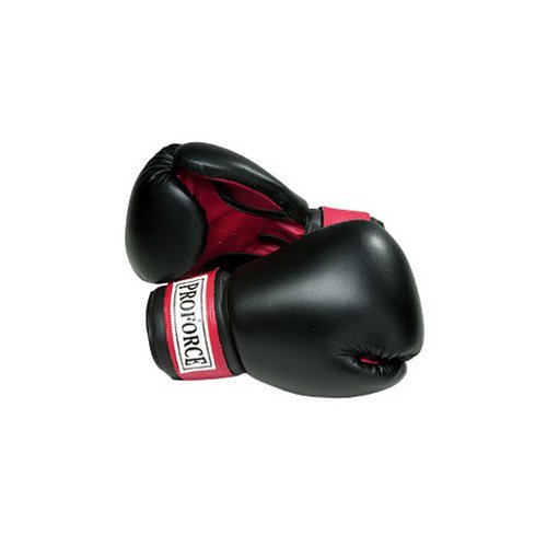 Pro Force Leatherette Boxing Gloves - Premium Training & Sparring Gloves for Men & Women - Ideal for Boxing, MMA, Kickboxing & Fitness Workouts