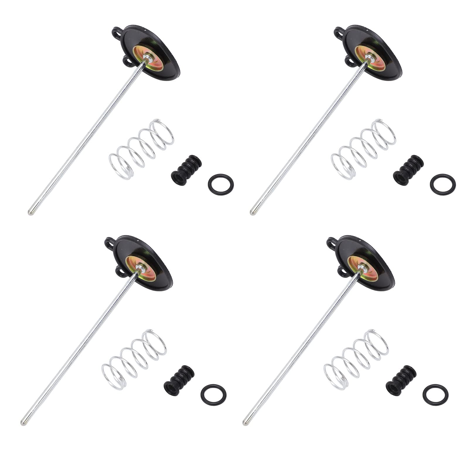 4PCS High-Performance Carburetor Accelerator Pump Diaphragm Kit - Wear-Resistant & Durable Replacement Part for Motorcycles (16021393004) - Perfect for Engine Maintenance & Performance Upgrades