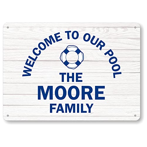 Welcome to Our Pool Sign_2