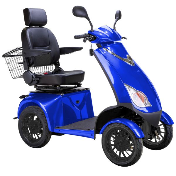 Premium Platinum Bariatric 4-Wheel Mobility Scooter for Heavy Adults - Heavy Duty Electric Wheelchair for Indoor & Outdoor Use - Ideal for Shopping, Travel, and Daily Mobility Assistance