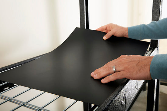 Non-Slip Gladiator Rack Shelf Liner (2 Pack) - 36 Inches Wide - Heavy Duty Rubber Mat for Garage Storage, Shelving, and Tool Organization - Perfect for Workshop, Pantry, and Closet Organization