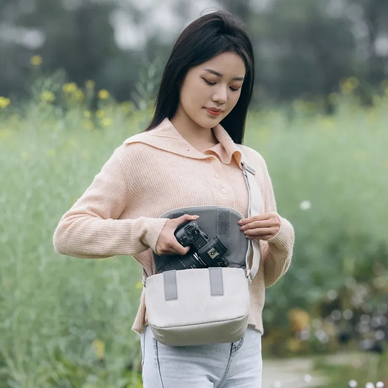 Ulanzi F01 Camera Sling Bag B011 - Waterproof DSLR Shoulder Bag for Photographers, Perfect for Travel & Outdoor Photography