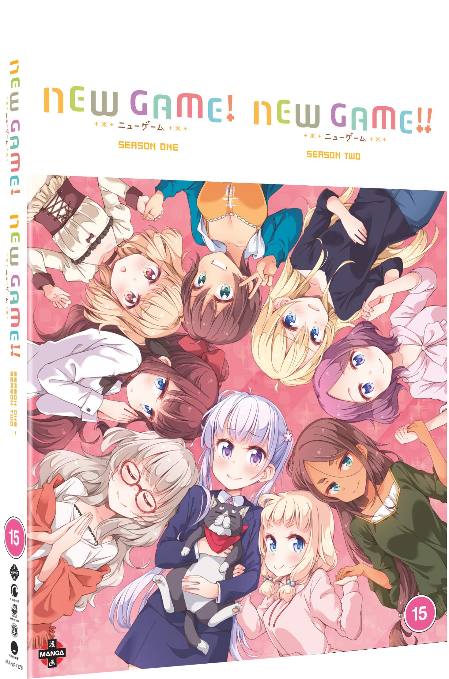 NEW GAME! + NEW GAME!! Anime Complete Seasons 1-2 DVD Set - Perfect for Anime Fans & Collectors - Great for Binge Watching & Gift Giving