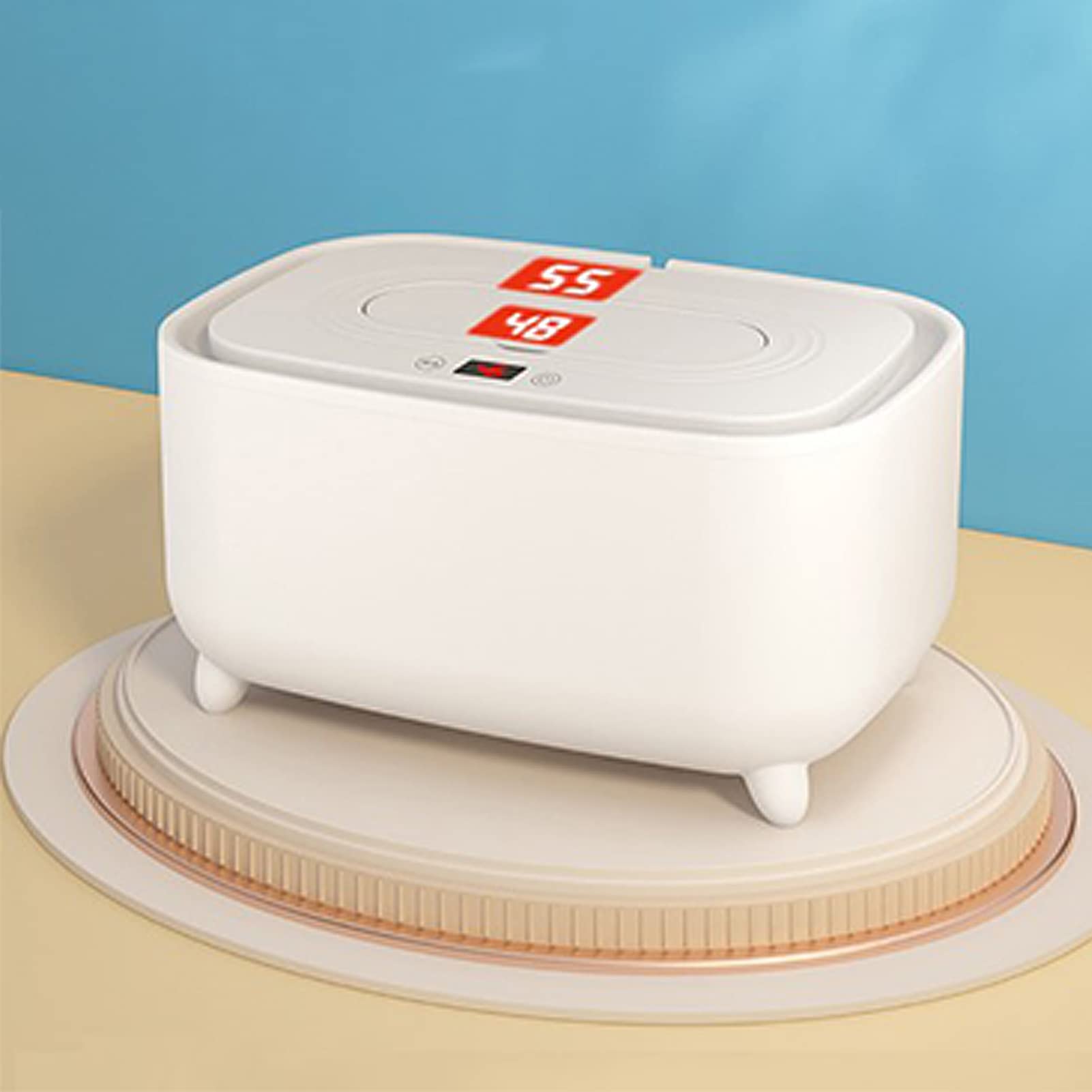 Baby Wipe Warmer with Adjustable Temperature - Smart Wet Wipes Heater & Dispenser for Newborns - Perfect for Diaper Changes, Nighttime Care, and On-the-Go Use