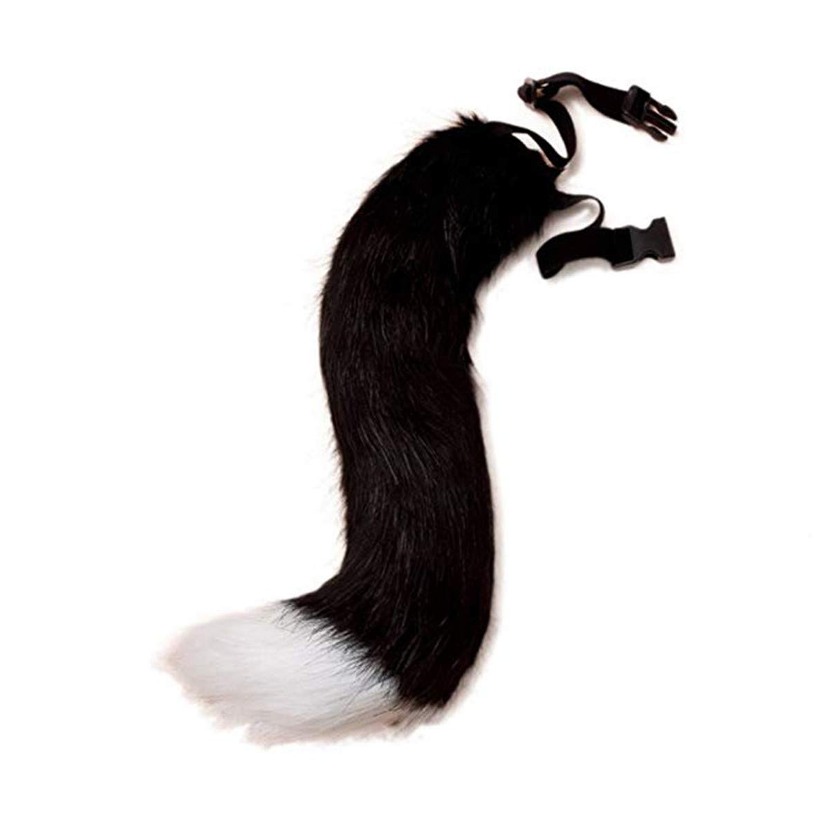 Faux Fur Tail Adult Halloween Costume Accessory - Realistic Animal Tail for Cosplay, Party, and Festive Events