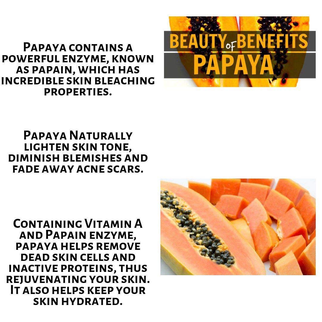 Likas Papaya Herbal Soap for Skin Whitening & Brightening - 100g Natural Exfoliating Soap for Face & Body - AMZ0001 (1 Piece) - Perfect for Daily Skincare Routine & Acne Treatment