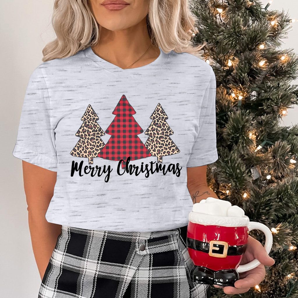 LUKYCILD Women's Christmas Shirts - Festive Holiday Tops for Teachers & Women | Perfect for Xmas Parties, Gift Exchanges & Family Gatherings