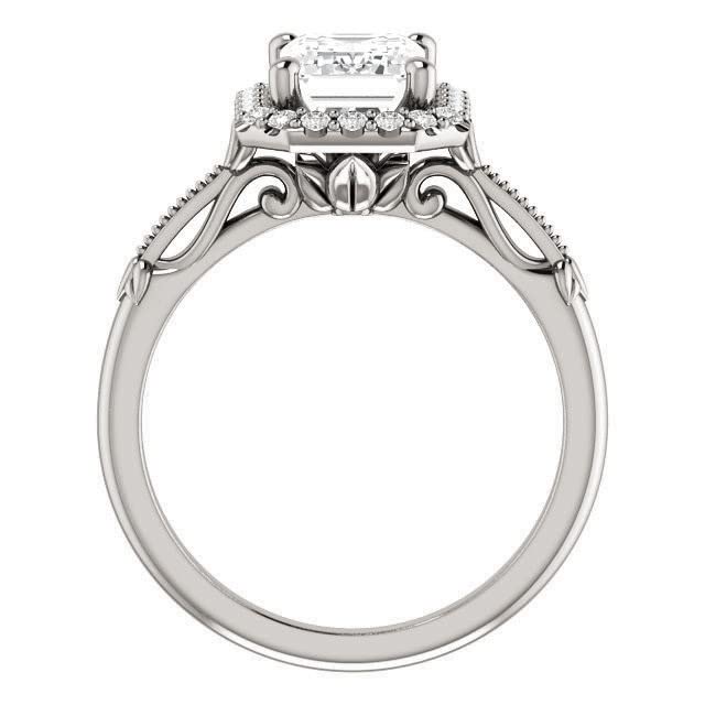 2 CT Emerald Cut Colorless Moissanite Engagement Ring Set for Women - 925 Sterling Silver Wedding Bridal Ring - Promise Ring Set for Her - Perfect for Proposals, Anniversaries & Special Occasions