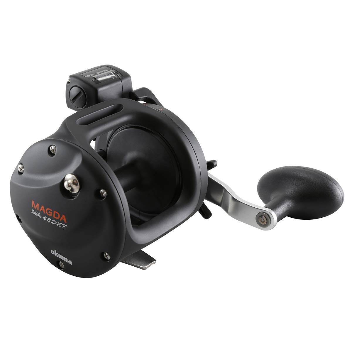 Okuma MA-20DLXT Magda Pro Line Counter Fishing Reel - Saltwater & Freshwater Trolling Reel for Salmon, Walleye, and Trout Fishing