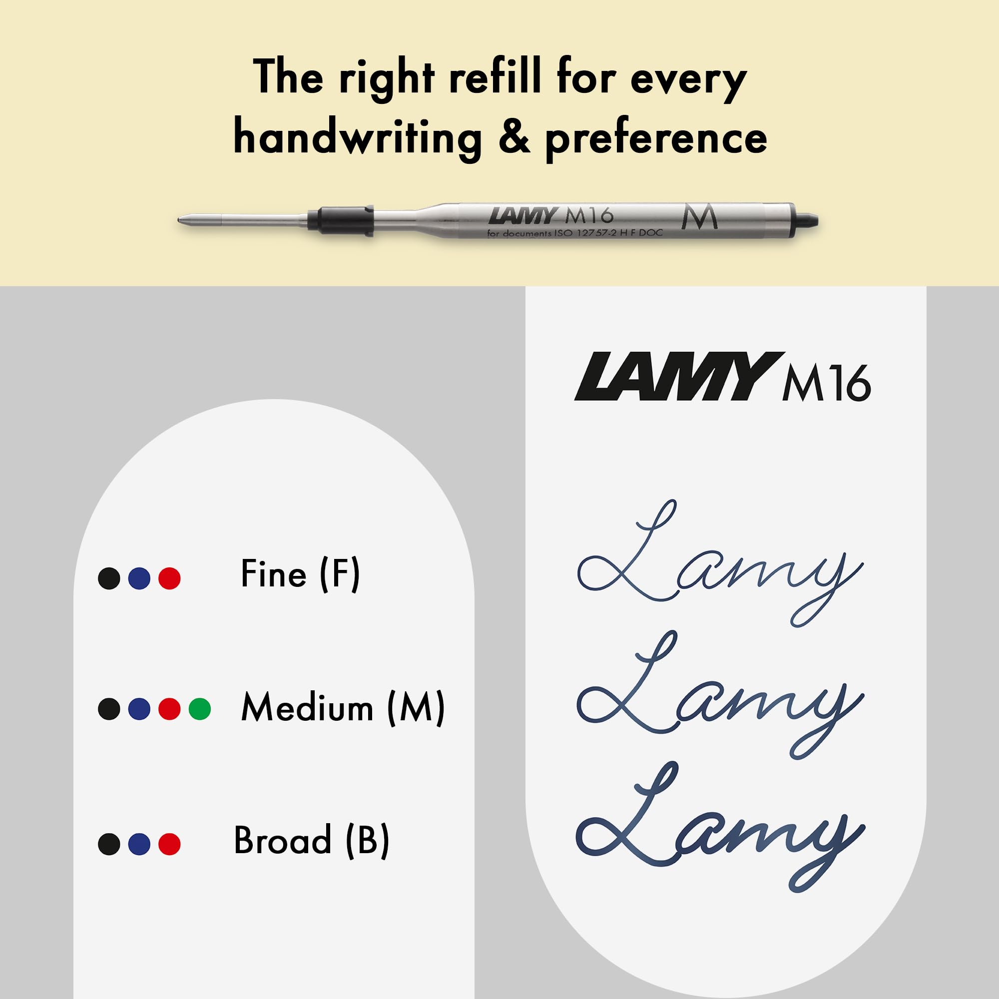 Lamy Studio Black Ballpoint Pen - Elegant Stainless Steel Casing with Propeller Clip - Includes M16 Black Ink Refill - Perfect for Office, School & Professional Writing