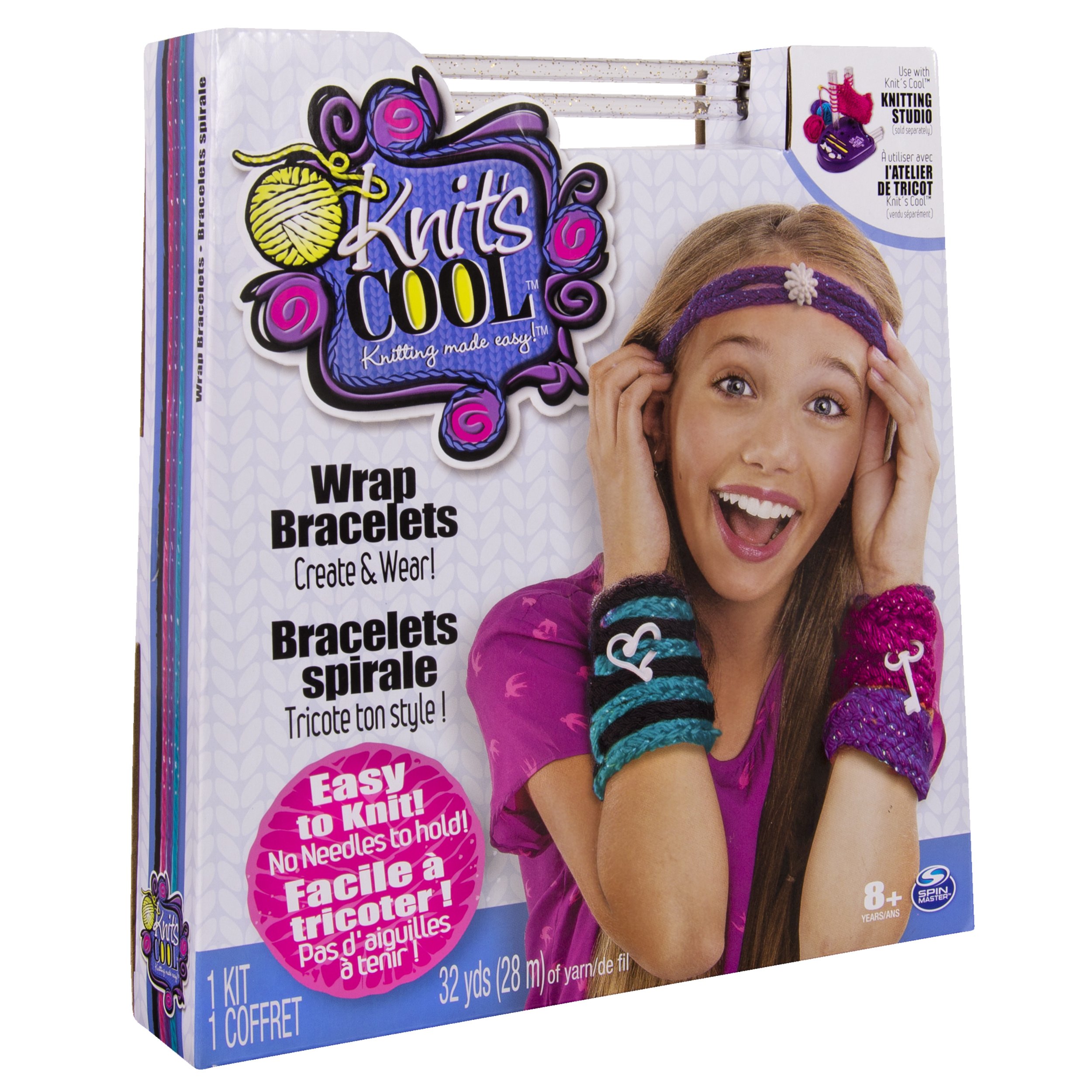 DIY Knitting Bracelet Maker Kit - Create Cool Handmade Bracelets for Teens & Adults | Perfect for Gifts, Parties & Crafting Projects