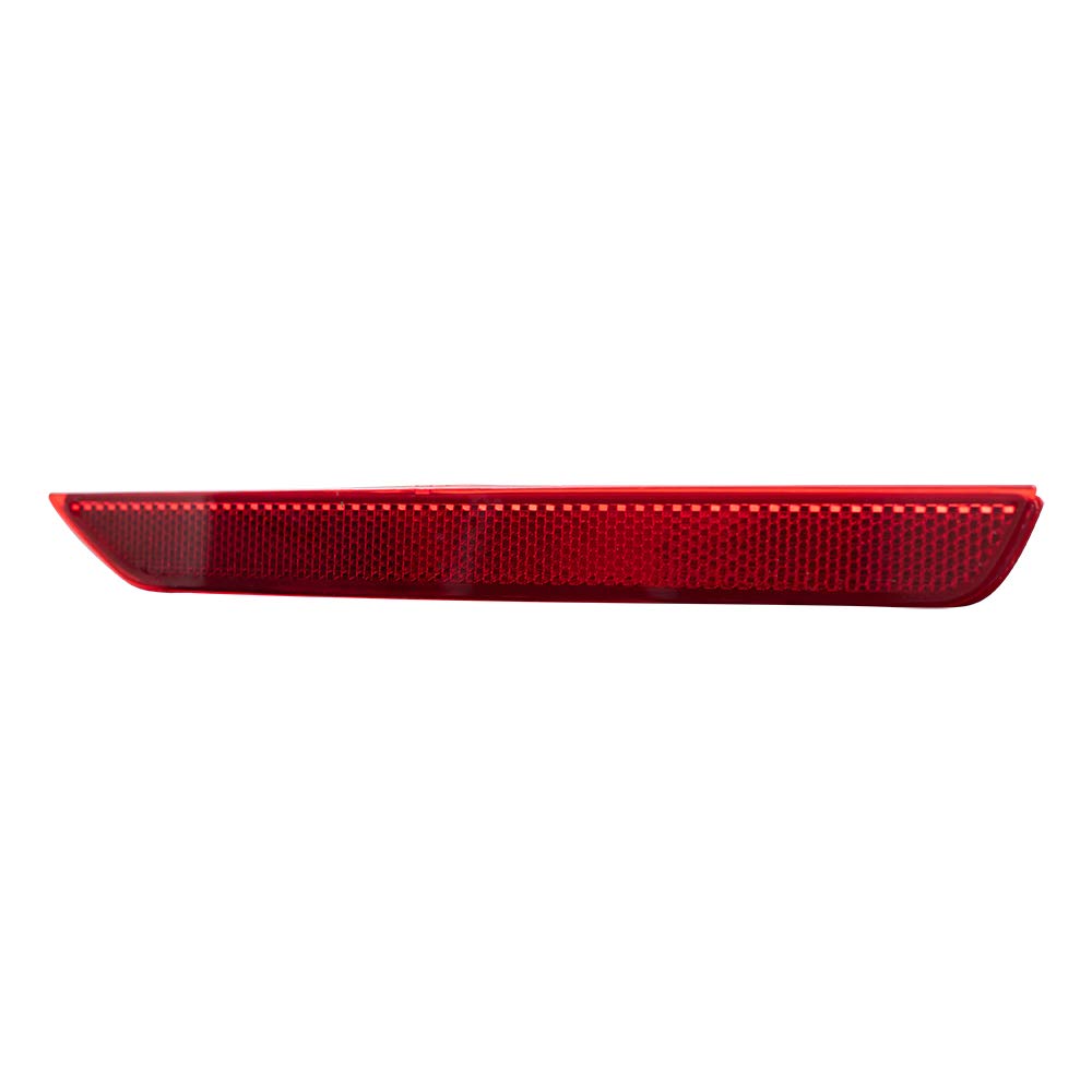 Brock Replacement Rear Bumper Reflector Signal Light Lens Compatible with Honda Odyssey 2011-2016 Models (33505-TK8-A01 HO1185100) - Perfect for Night Driving Safety & Vehicle Maintenance