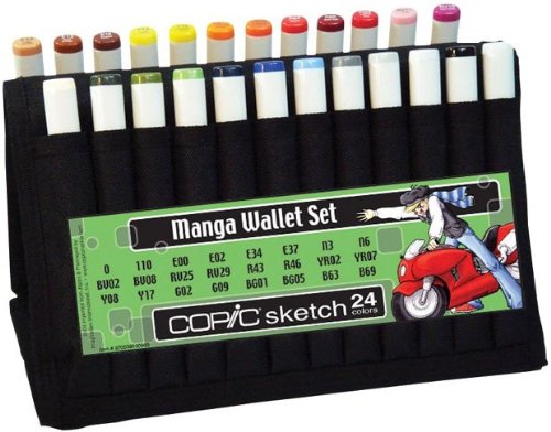 Copic Sketch Marker Wallet Set A - 36 Premium Alcohol-Based Manga Art Markers for Professional Drawing, Illustration & Comic Coloring | Perfect for Artists, Designers & Anime Fans