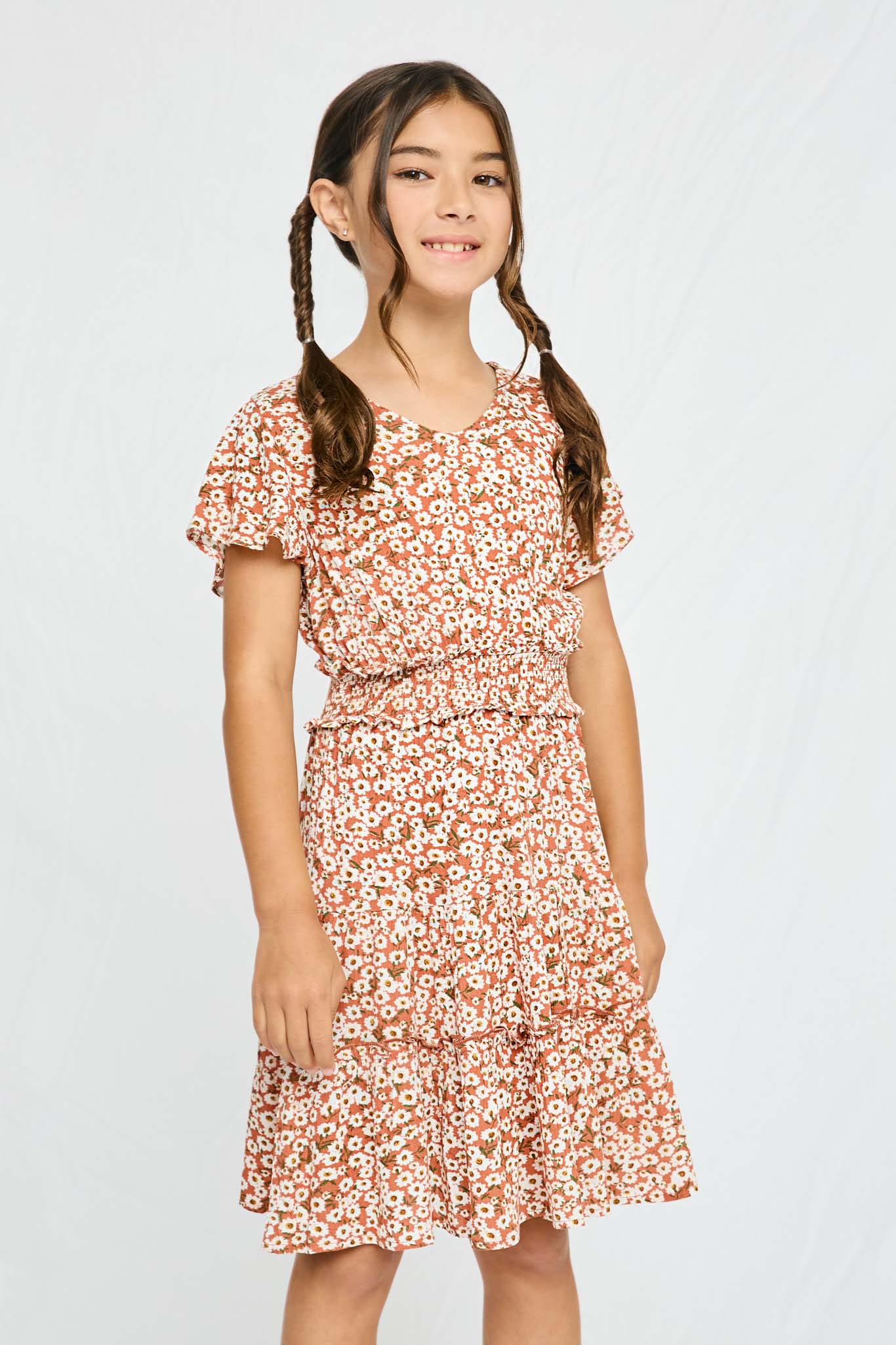 Floral Print Flutter Sleeve Summer Dress for Women - Boho Chic Maxi Dress for Beach, Wedding & Vacation