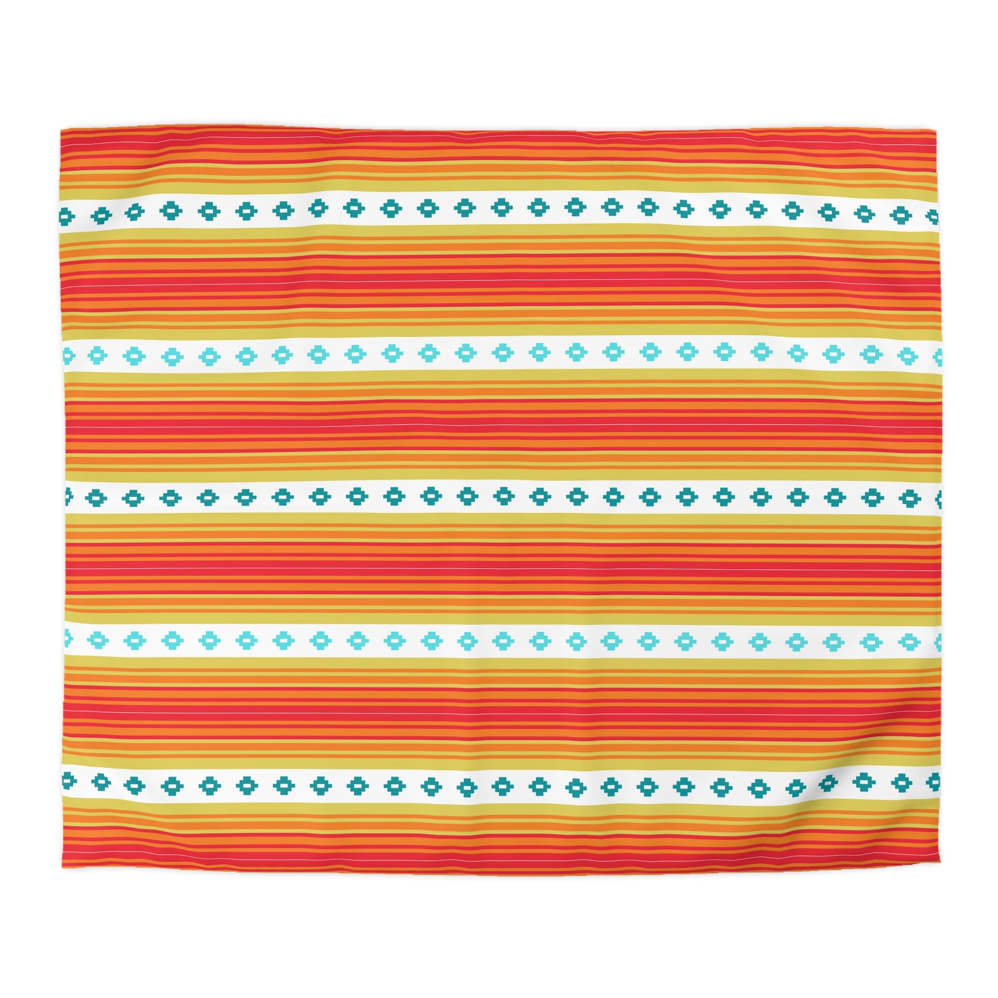 Southwestern Boho Duvet Cover Set - Soft Microfiber Bedding for Queen, King, Full & Twin Size - Perfect for Bohemian Bedroom Decor & Guest Room Styling