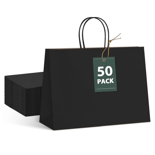 Black 16x6x12 Inch 50Pcs