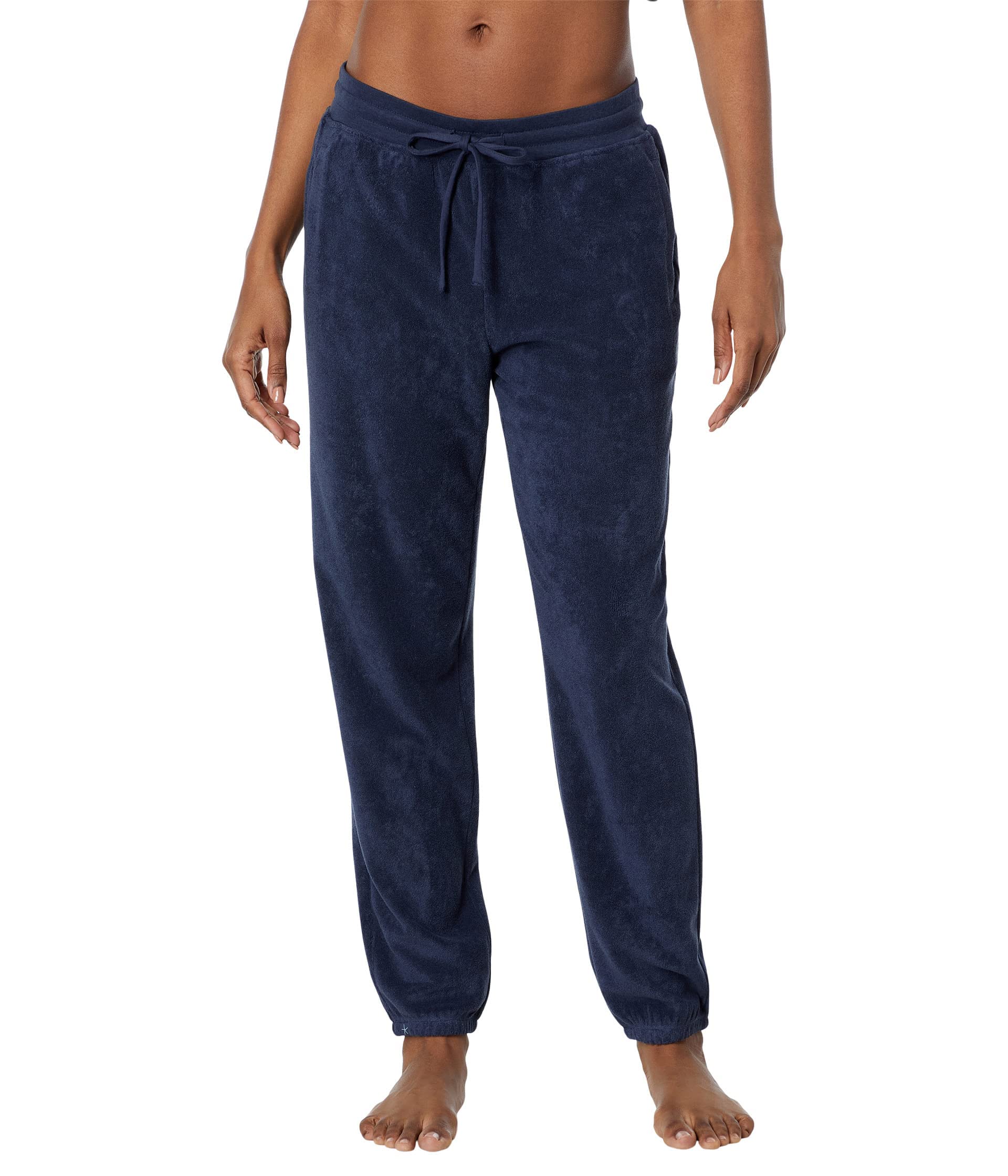 Barefoot Dreams CozyTerry Jogger Pants for Women - Soft Luxury Loungewear & GymTrack Bottoms | Perfect for Yoga, Running Errands & Relaxing at Home