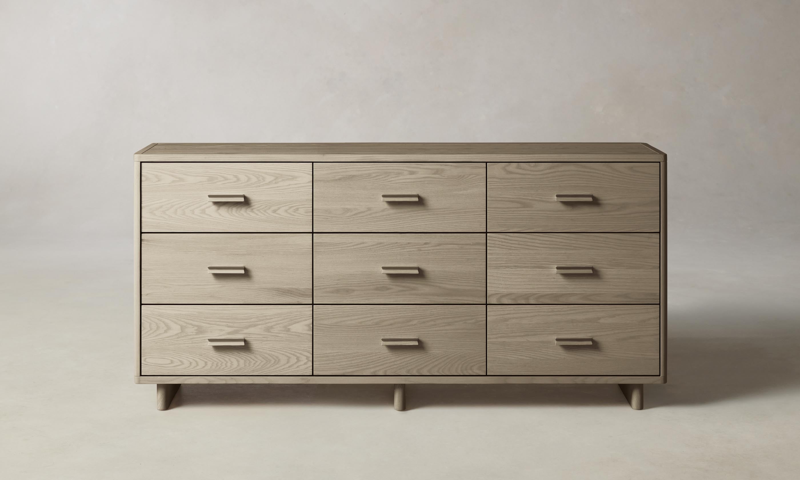 Clinton 9-Drawer Dresser - Solid Wood Bedroom Chest with Smooth Gliding Drawers | Perfect for Bedroom Storage, Guest Room Organization & Nursery Furniture