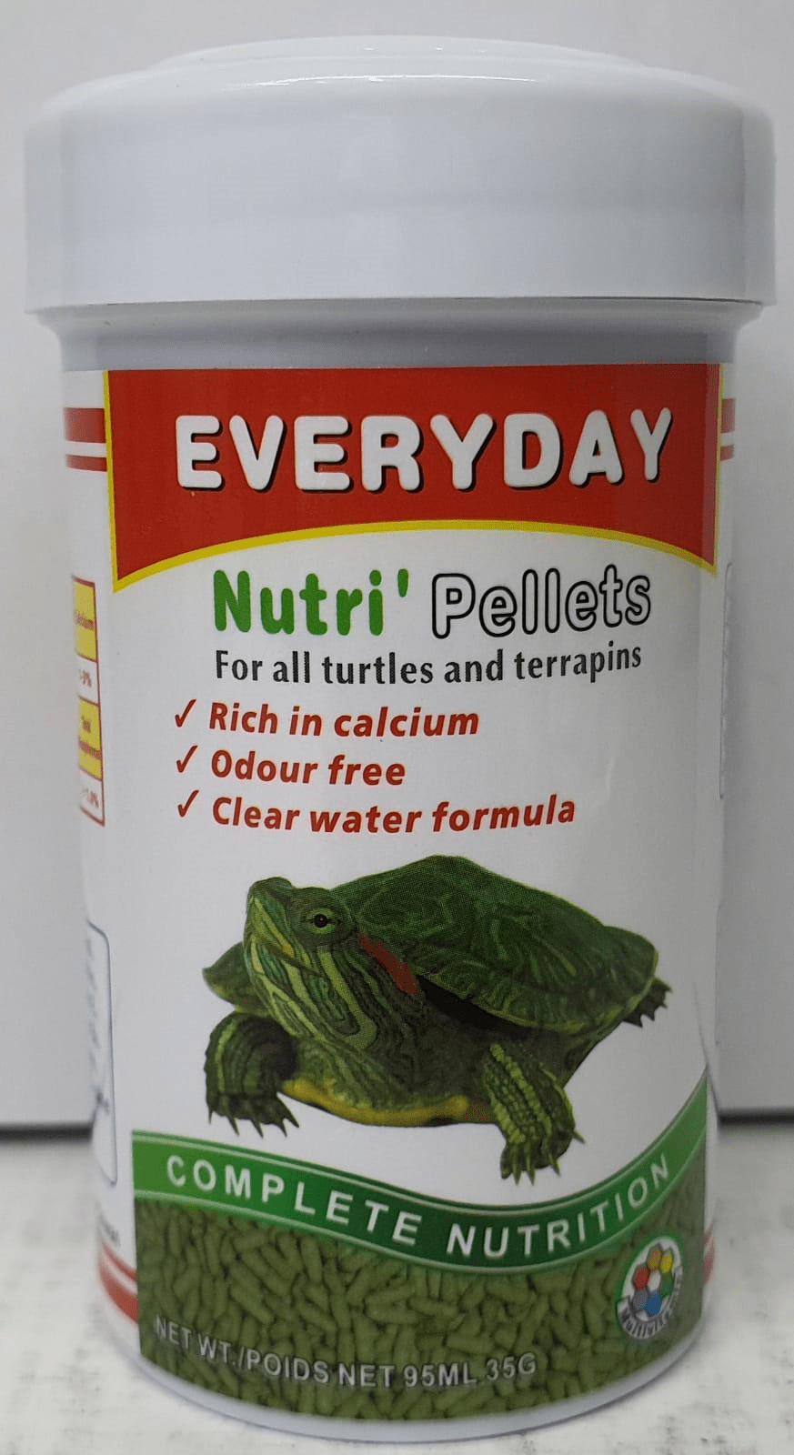 Premium Turtle Pellets for Daily Feeding - Nutritious & Balanced Diet for Aquatic & Land Turtles - Ideal for Pond, Tank, or Outdoor Habitat Use
