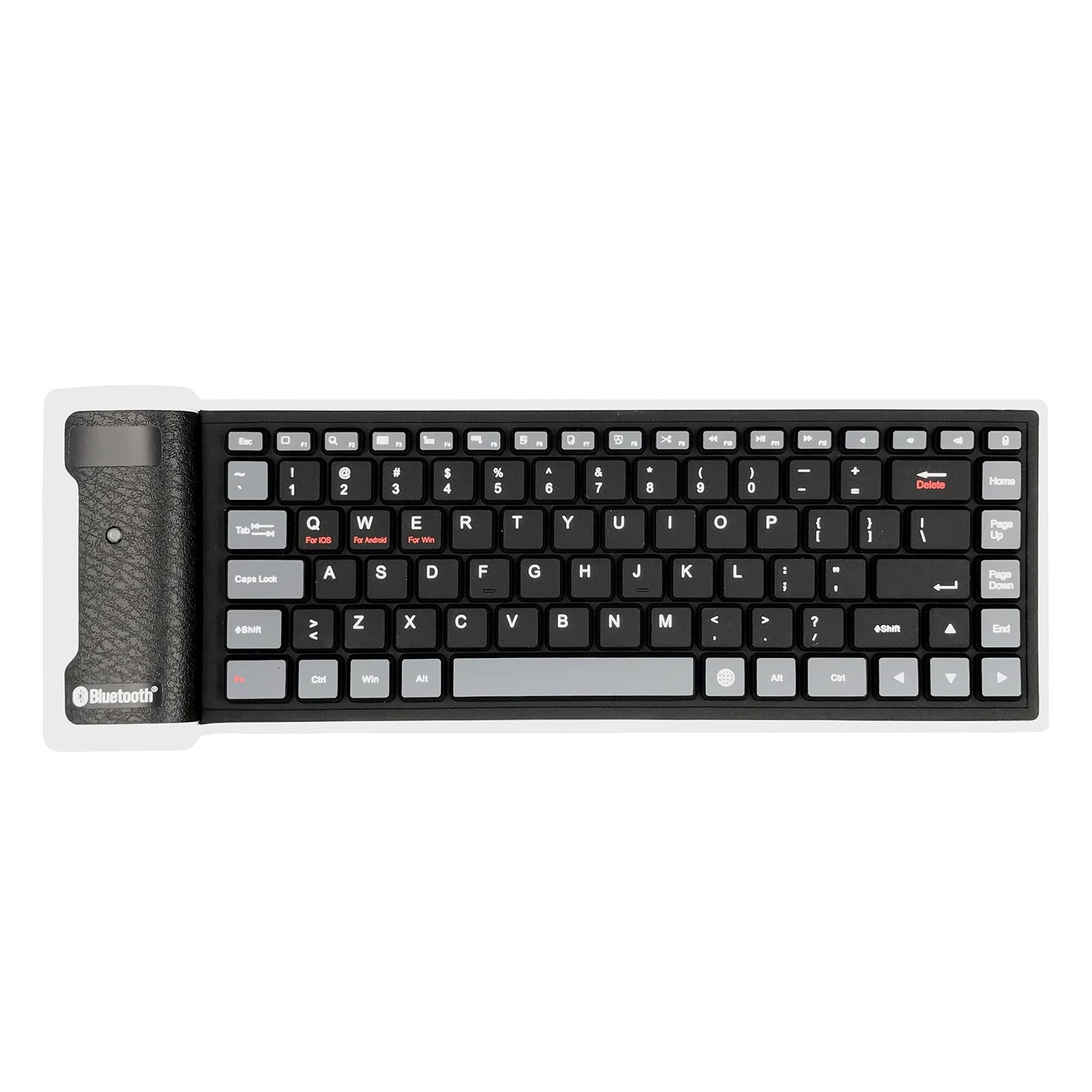 Foldable Waterproof Rollup USB Wired Silicone Keyboard - Compatible with Laptop, Notebook, iPad & Mobile Phone - Perfect for Travel, Office & Outdoor Use