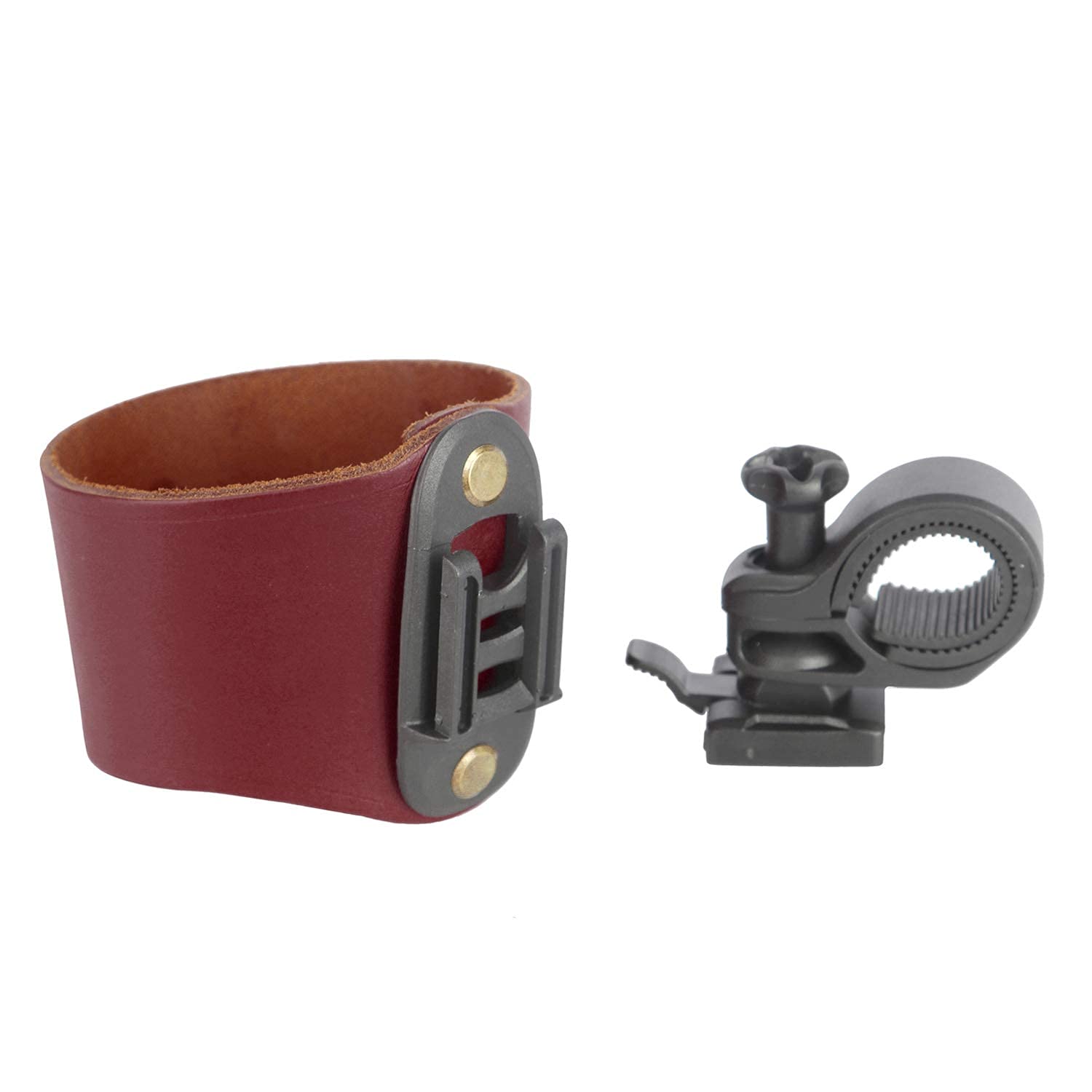 **Tourbon Leather Bike Cup Holder - Bicycle Water Bottle & Coffee Cage Mount - Perfect for Cycling, Commuting & Outdoor Adventures**