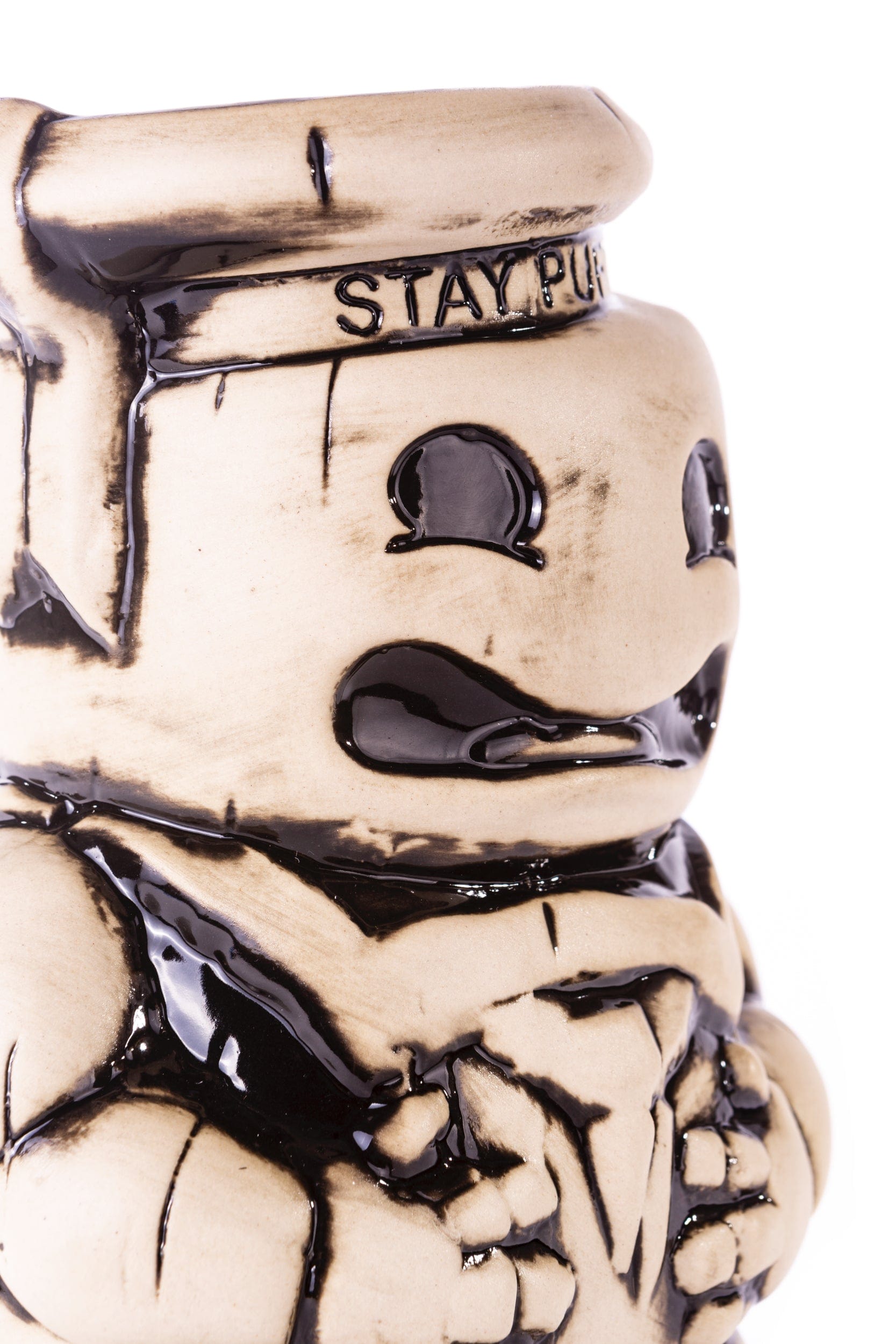 Ghostbusters Stay Puft Marshmallow Man Tiki Mug - Bone Variant Collectible Cup for Movie Fans - Perfect for Halloween Parties, Themed Events & Pop Culture Collectors