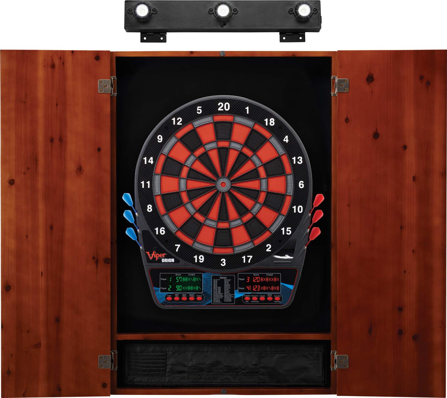 Viper Orion Electronic Dartboard with LED Display - Professional Steel Tip Dart Board for Home & Bar Games | Perfect for Parties, Game Rooms & Entertainment